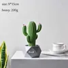 Cactus Moderne Woondecoratie voor Woonkamer Kabinet Venster Desktop Party Wedding Deco Nordic Resin 210804