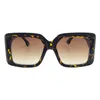 2021 Kwadratowe okulary przeciwsłoneczne Kobiety Punkty retro okulary słoneczne Słoneczne okulary żeńskie oko