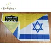 نصف إسرائيل Beitar القدس FC Flag 3 * 5ft (90 سنتيمتر * 150 سنتيمتر) بوليستر أعلام راية الديكور تحلق هدايا المنزل حديقة هدايا