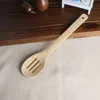 Bamboo Spoon Spatula 6 Styles Portable Wooden Utensil Kitchen Tools Cooking Turners Slotted Mixing Holder Shovels SN6252