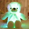 30 cm lumineux ours en peluche poupée en peluche lumière LED enfants adultes jouets de noël fête NEW1804167