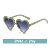 Wholesale Korean Style Candy Heart Children's Sunglasses Cute Sunscreen Eyeglasses Fashion Party Girls Kid Pink Glasses fast ship