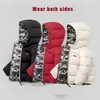 winter coat boys Plush warm cotton jacket camouflage pattern comfortable waterproof double-sided wear 3-8 y 211204