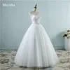 ZJ9069 2021 de alta qualidade branca ou marfim vestidos de casamento lace up back vestidos nupciais mulheres vestidos de novia tamanho 2-26w