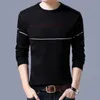 Camisinho de lã Cashmere Homens 2022 Autumn Winter Slim Fit Pullovers Argyle Padrão O-Gobes Pull Homme Christmas Sweaters Men's Men's