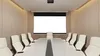 84 inch motorized projection screens tension pull down Sound Acoustic Transparent Weave perforated Transparent Acoustically