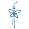 D0050 Bowknot Belly Button Button Ring Mix Colours0123457612342