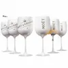 Tazze Vino in plastica PARTY Bicchiere da champagne bianco MOET wine moet Glass T200216