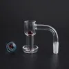Smoking Accessories Flat Top Terp Slurper Banger 2mm Wall Vacuum Nails With glass marbles & Ruby Pearls For Water Bongs Dab Rigs