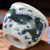 Dragon Ceramic Tea Cup Handpanted Porcelain Teacups Drinkware