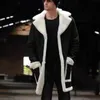 S-5xl Fashion Winter Wind Slens Blens Murch Kink Jacket для мужчин теплый одно пуговица с длинными рукавами с длинным рукавом плюс размер длинные пальто D3743#