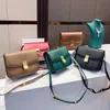 Avondtassen crossebody tassen ontwerper schoudertas luxe hoogwaardige echt lederen lederen cross body modemerk 5 verschillende kleuren met de