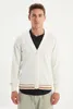 Men's Sweaters Trendyol Men 'S Regular Fit V-Neck Line Advanced 100 Cotton Cardigan TMNAW22HI0485