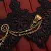 Gargantilha Victorian Destacável Collar Carnaval Cosplay Vintage Royal Royal Fantasy Ruffles Neck Ruff