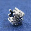 925 Sterling Silber Winter Schillerndes Feuerwerk mit CZ-Weihnachts-Charm-Perle für europäische Pandora-Schmuckarmbänder und -Halsketten