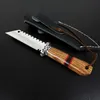 Conqueror Straight Fixed Blade Knife 8Cr13Mov Blad Rosewood Handle Tactical Pocket Hunting Fishing EDC Survival Tool Knives A3117