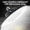 Oświetlenie przemysłowe o wysokim zatoce do magazynu deformowalne składane E27 LED Garage Lampa Super Bright Waterproof 60 W 80 W 100W 120W UFO