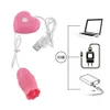 EXVOID 12 Geschwindigkeiten USB Power Klitoris Stimulator Zunge Oral Lecken Vibratoren Ei Vibrator Sex Spielzeug für Frauen P08181236321