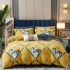 Bedding Sets MICHIKO Home Textiles 3D Digital Printing Quilt Cover Sheet Pillowcase Polyester Double Bed Four Piece Set