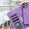 Portemonnee 5 5S SE Card Case voor iPhone 12 Mini 11 PRO XS MAX XR X 8 7 6 6 S Plus Luxe Retro Lederen Auto Magneet Detach Cover