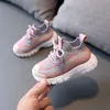 Little Boy Children's Sneakers Mesh Nicicy Oddychający Eva Soft Sole Baby Toddler 21-30 Buty 1-6 lat Buty dziecięce dla sportów G1025