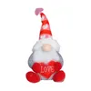 Valentine GNOME PARTY Handgemaakte Zweedse Tomte Gnomes Pluche Scandinavische Dwarf Home Cafe Window DeCh