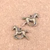 81 stks Antiek Zilver Brons Geplateerd Running Horse Charms Hanger DIY Ketting Armband Bangle Bevindingen 22 * ​​15mm