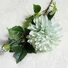 装飾的な花の花輪人工菊の花シルクレアルタッチフェイクブランチのための庭の庭の装飾花劇の結婚式de