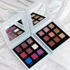 9 hål DIY Colors Collection Eyeshadow Paletten accepterar anpassad logotyp Matte Glitter Eye Shadow Palettes