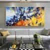 Pittura a olio stampata su stampe su tela City Building Colorful Rain City Landscape Pictures Wall Art For Living Room Home Decor