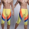 Badkläder Long Superbody Mens Male Swimming Half Pants Mans Swimsuit Double Layer Inner Gaze Swim Trunks 1509st7330044