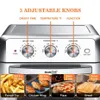 US Stock Geek Chef Chef Chef Toaster 오븐, 4 슬라이스 19QT 대류 Airfryer 수조 오븐 튀김 오일 프리, 요리 4 액세서리 A08 A45 A17