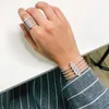 Earrings & Necklace GODKI Korea Trendy Bangle Ring Set Jewelry For Women Wedding Cubic Zircon Crystal CZ Aretes De Mujer Modernos 2021