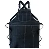 Aprons Denim Workエプロン調整可能なクロスバックバックルキッチンシェフ料理ビーバービブドリップシップ