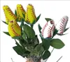 collectable athletic 50pcs baseball softball leather roses yellow red stitching seam softball graduation gift rose flower Connecto4642856