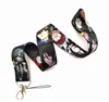 Sangles de téléphone portable Charmes Petit Gros 20pcs Cartoon Anime Japon Noir Butler lanière sangle Porte-clés Carte d'identité accrocher corde Sling Neck Pendentif garçon fille Cadeaux # 12