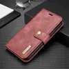 Estuches para teléfonos extraíbles con hebilla magnética Ranura para tarjeta con tapa Funda de cuero con soporte para billetera para iPhone15 14 13 12 Mini 11 pro max xs SamsungS23Ultra S22 S21Plus NOTA10