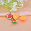 Abalorios de arcilla naranja sandía 3D, colgante de fruta bonita para pulsera de pendientes, fabricación de joyas DIY