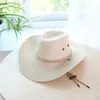 Outdoor Straw Hat Men039s Summer Beach Western Cowboy Mountaineering Sun Sunscreen Wide Brim Hats3933448