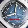 4 Stiller En Kaliteli Saatler K6F 42.2mm 5968g-001 Chronograph Paslanmaz Çelik CAL.CH 28-520 C Otomatik Erkek İzle Mavi Arama Kauçuk Kayış Gents Spor Saatı