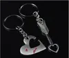 Lovers keychain Arrow "I love you" Heart keyring Cupid Pendant Key Chain Keychains Lover Gifts 4 styles