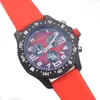 1884 mens watch Montre de luxe VK Quartz movement stainless steel orange dial Rubber strap relojes lujo para hombre Chronograph Watches Sport Wristwatch
