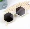 Summer Kids sunglasses girls polygon PC frame sun glasses children Uv protection beach shade accessories A61734151207