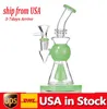 cheapest Glass Beaker Bong pipe Dab Rig Mushroom Perc Percolator 10.5 inch Tall thick base Water Pipes Bongs with smoking bowl in stock USA