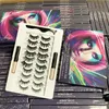 Marka Manyetik Kirpikler Eyeliner ile Set 10 Pairs Farklı Kirpik 3D 5D Doğal Görünüm Kullanımlık Kirpik Sıvı Eyeliner ve Cımbız Hiçbir Tutkal Gerekli