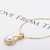 14K Золотая заполненная цепь ожерелья позолоченные кулон 2,5-10 мм натуральные пресноводные жемчужные ожерелья женские украшения