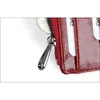 Card Holders Men's Casual Wallet Pu Leather Business Holder Ultra-thin Ladies Zipper Change Bag Suitable For 8 Cards