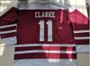 Редкое хоккейное джерси мужчины молодежи женщины винтажные настраивают Бобби Кларке # 11 Флин Флон Бомбардировщики Размеры S-5XL Пользовательское любое имя или номер