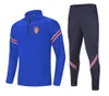 La più recente Associazione Sportiva de Monaco Calcio Allenamento Tute da uomo Giacca da jogging Set Corsa Abbigliamento sportivo Calcio Casa K271C