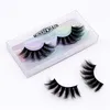 25MM False Eyelashes 3D Natural Curl Lashes Faux Mink Hair Dramatic Long Wispies Fluffy Eyelash Full Strips Fake Eye Lash Extension Makeup tool Kit